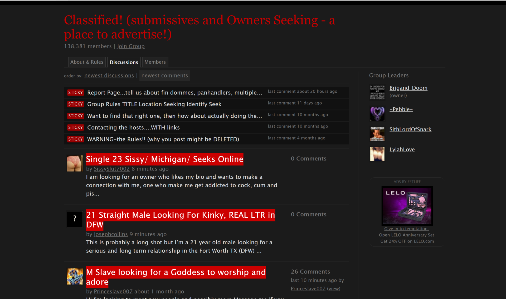 Easy Ways to Find a Partner on Fetlife