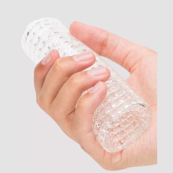 LoveHoney Basics Clear Textured Stroker